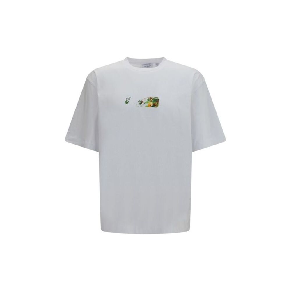 Off-White White Cotton Men's T-Shirt